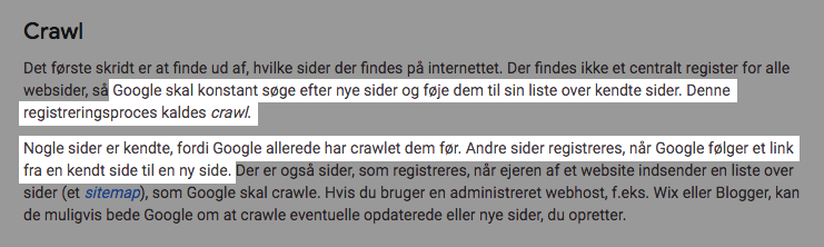 Google om vigtigheden af interne links